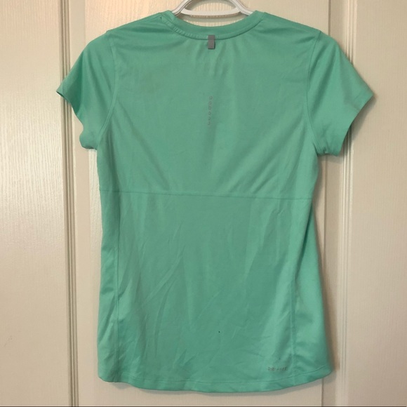 NWOT Nike Running Shirt- Mint Green - Picture 2 of 2